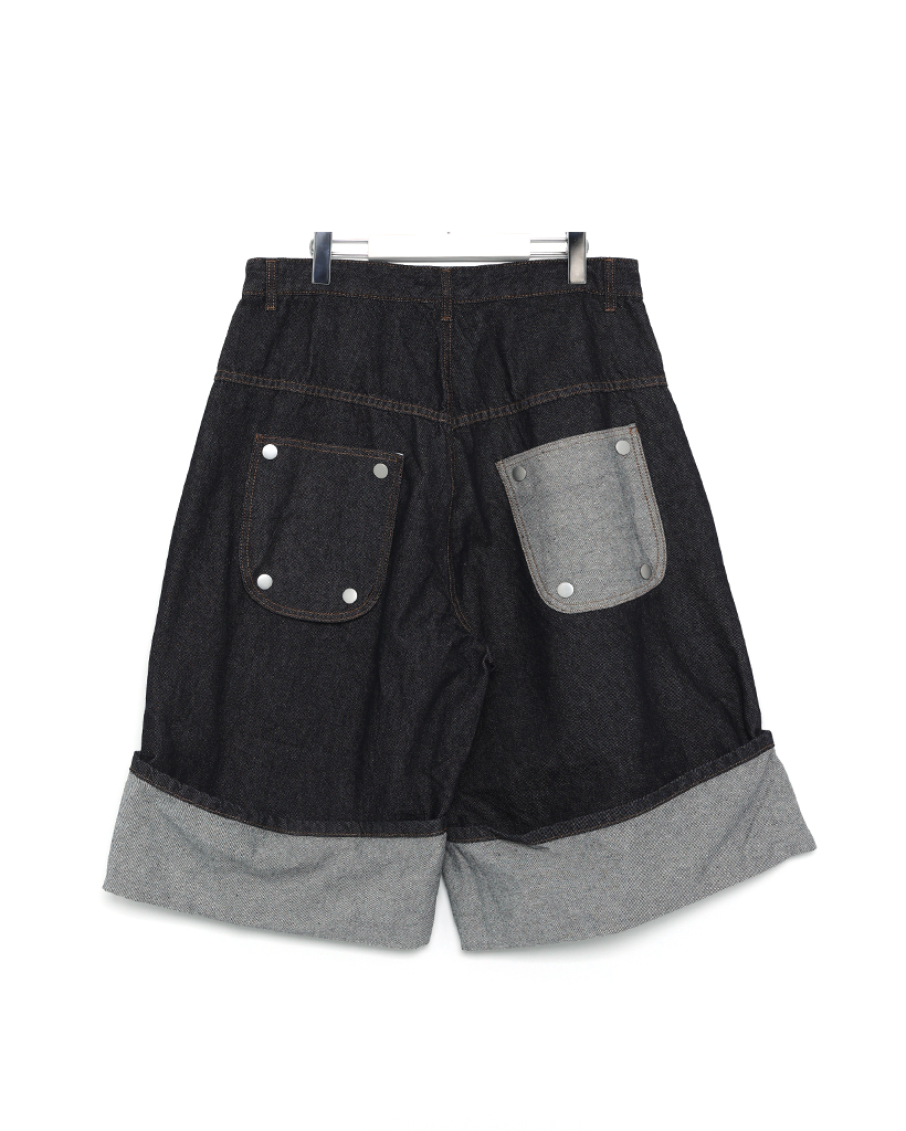 ロールアップパッチミューダローデニムバパンツ | ファッション