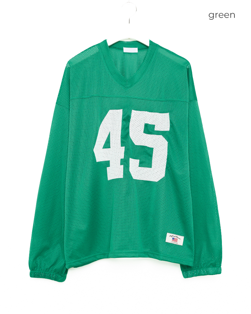 ナンバリングメッシュフットボールシャツ | ファッション通販サイト NUGU