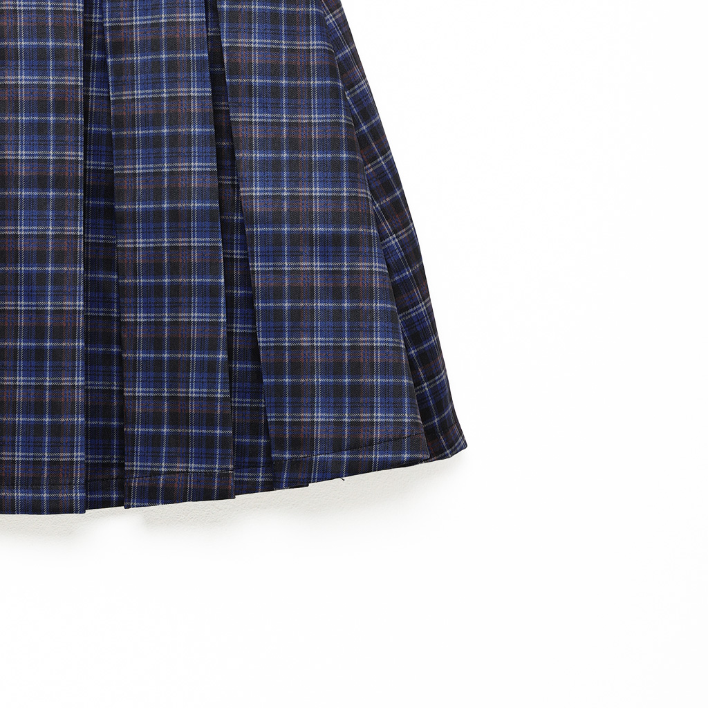 サイドプリーツチェックミディスカート | ファッション通販サイト NUGU