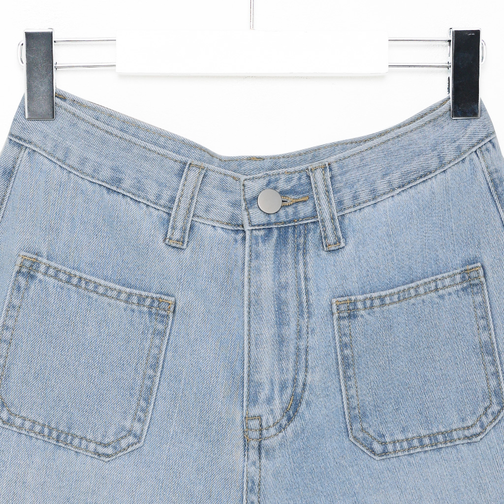 ポケットワイドデニムパンツ | ファッション通販サイト NUGU