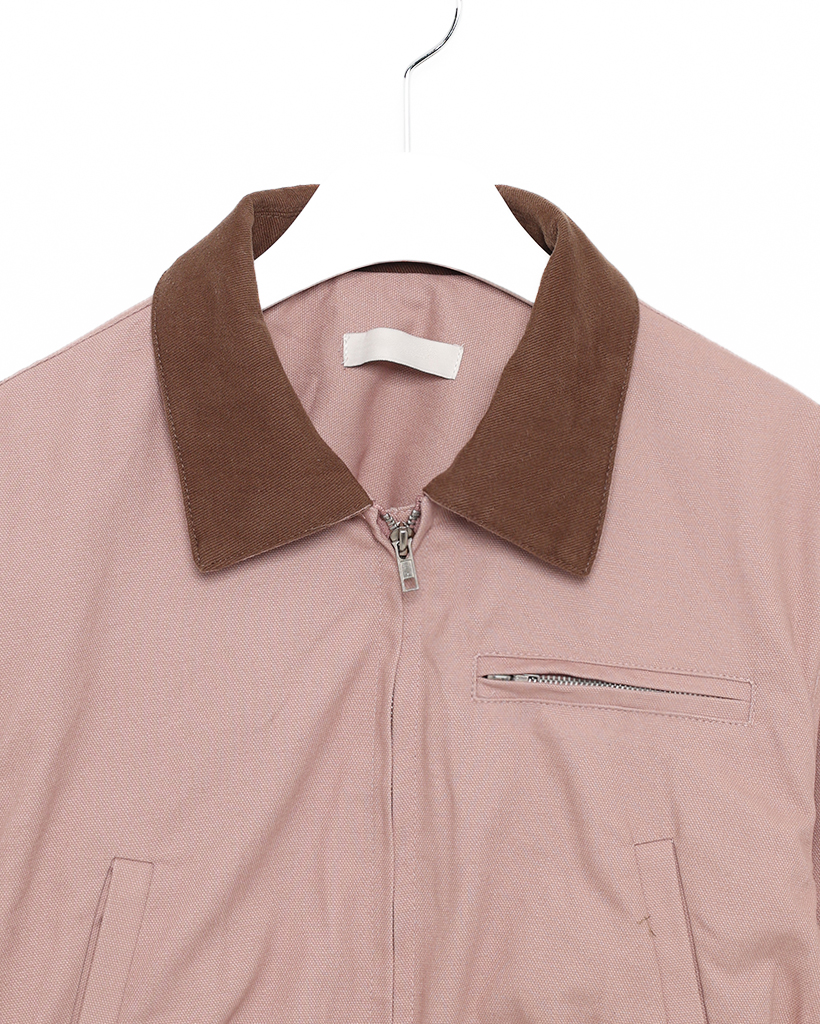 スラッシュポケットバイカラーダブルジップジャケット | ファッション