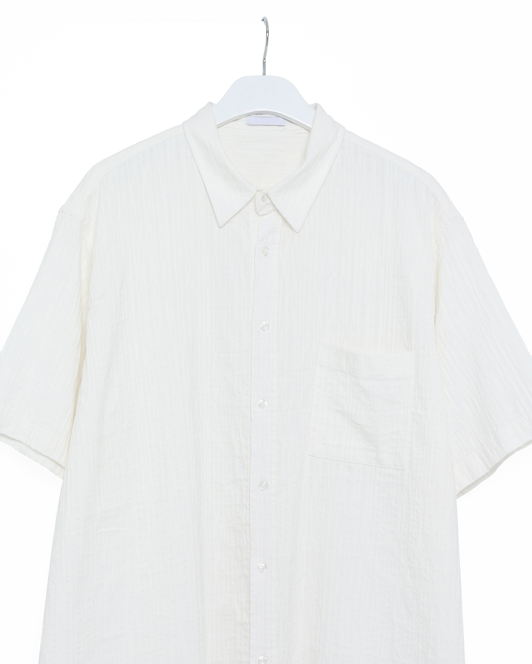 Style Eyes ホワイトショートスリーブシャツ M スタイルアイズ