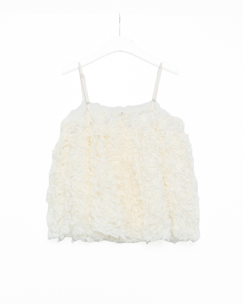 bibiy. ローズトップス ローズキャミソール BIBIY. MADE | ROSETTE TANK TOP NAVY｜Bibiy.