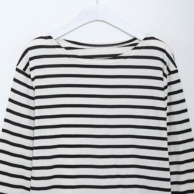 ボーダーロングTシャツ | ファッション通販サイト NUGU
