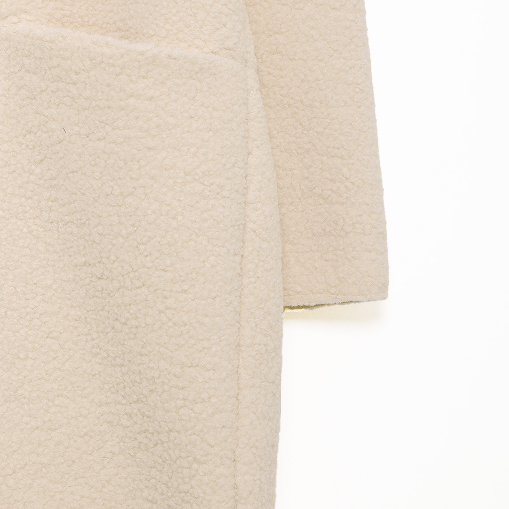 PATOU ウール混 ブークレ製コークレコート グレー de-5592-lightgray-05_1800x1800