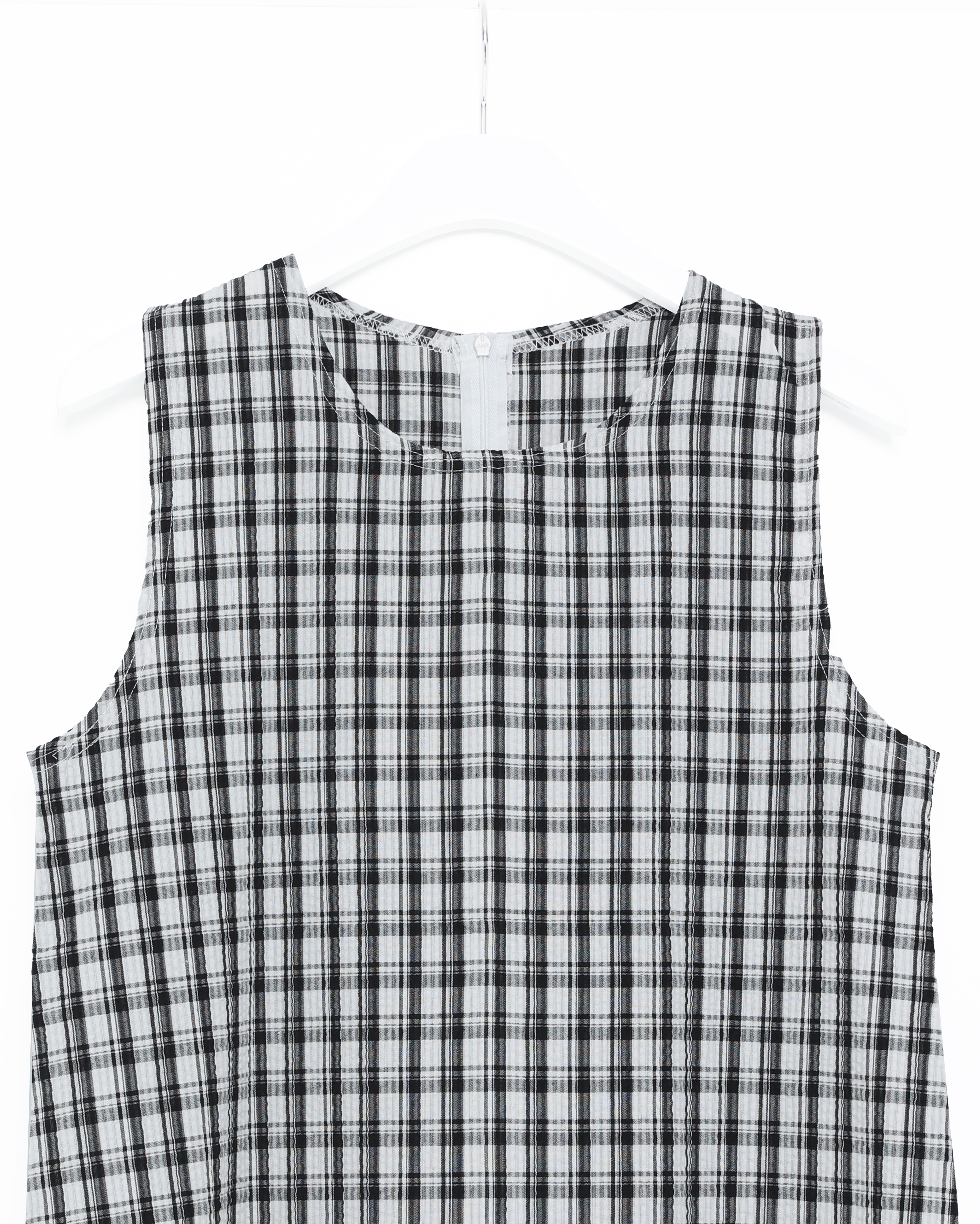 ギンガムチェックロングワンピース | ファッション通販サイト NUGU