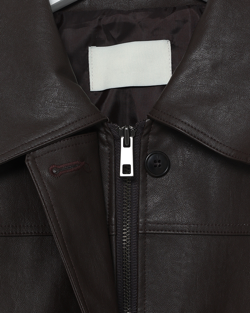 クロップドレザージャケット | ファッション通販サイト NUGU