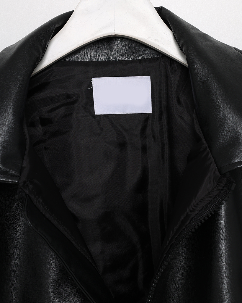 ユニセックス)オーバーサイズ2WAYレザージャケット | ファッション通販