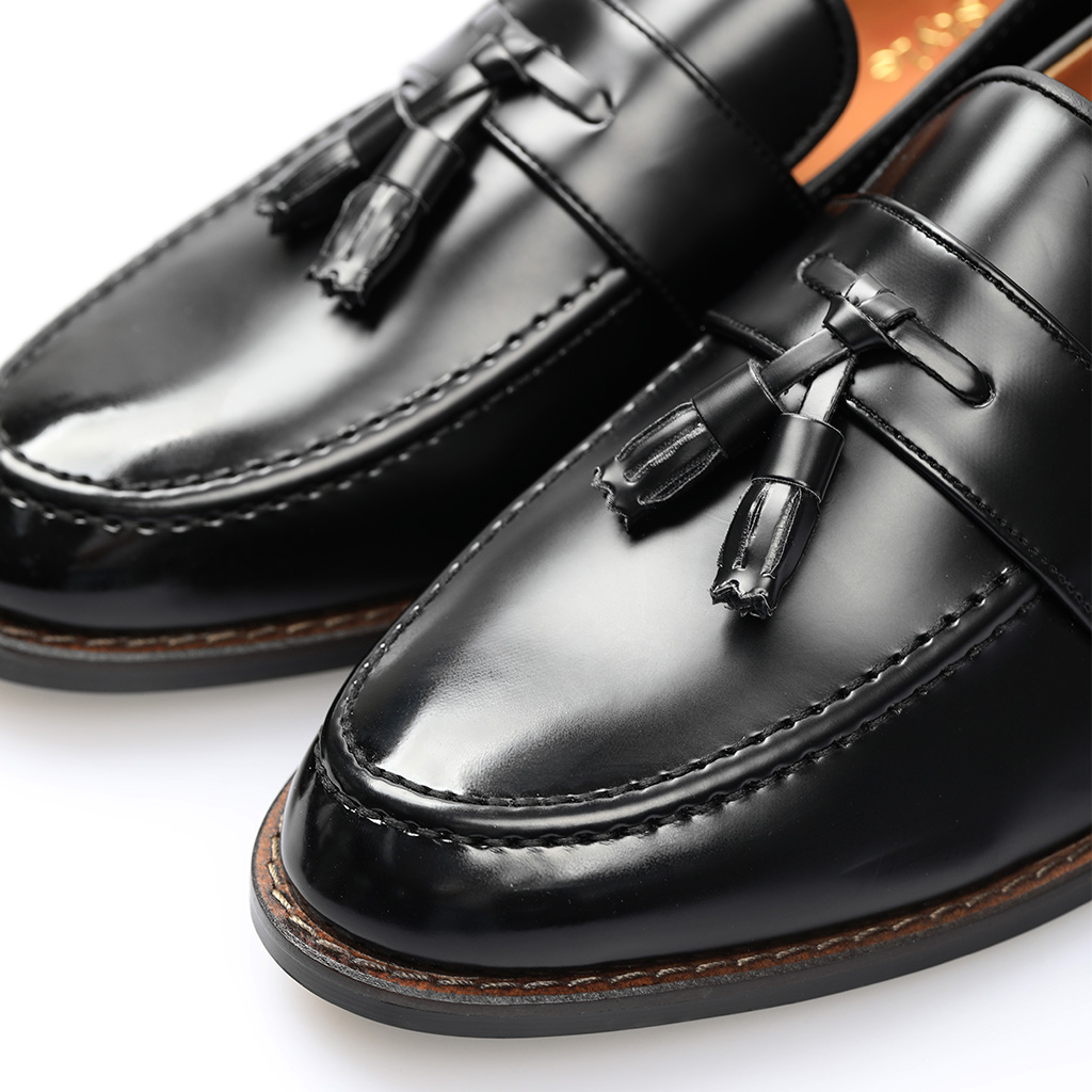 千晶 ローファー ローファー | 98689 Citie / BLACK (LEATHER SOLE) - Jalan