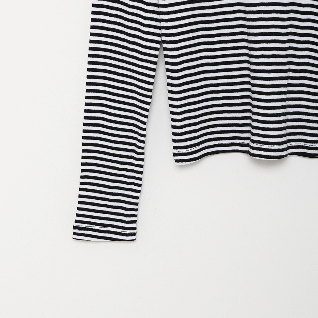 ストライプベーシックロングTシャツ | ファッション通販サイト NUGU