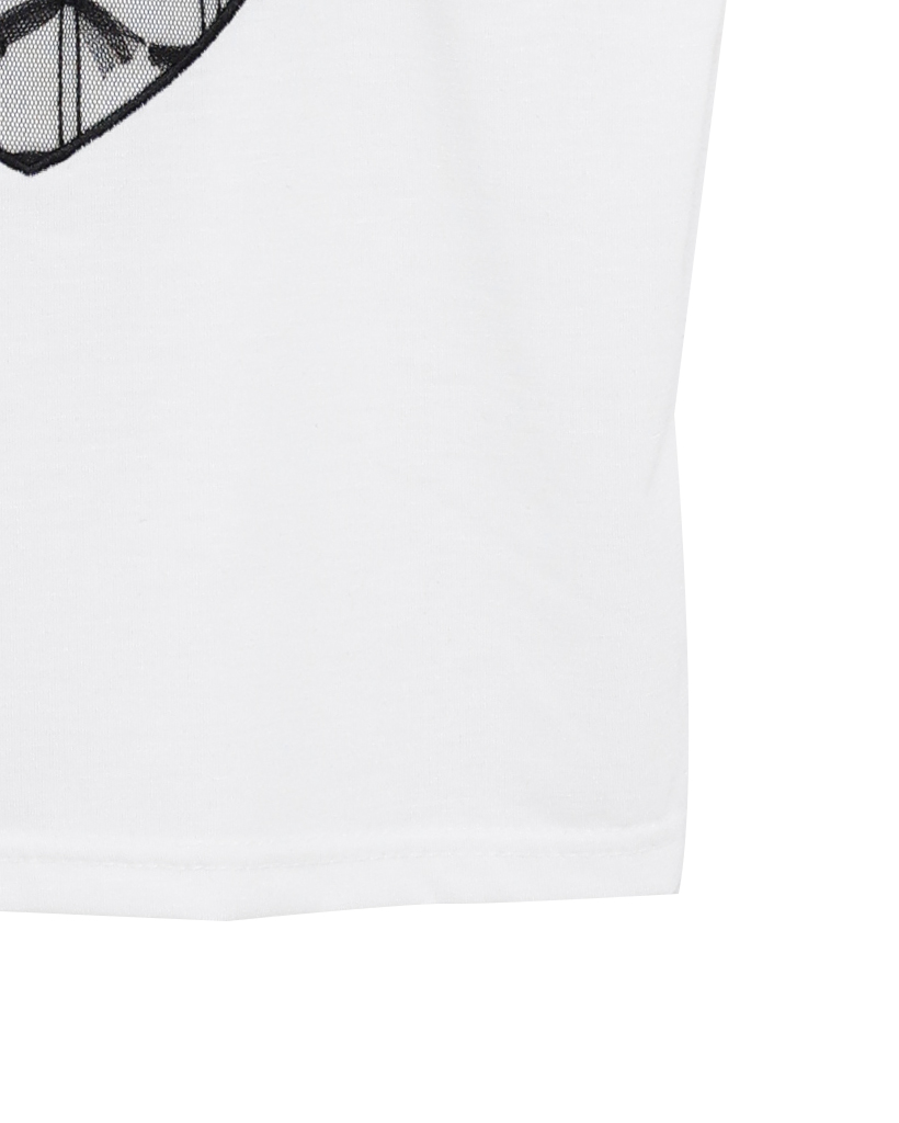ハートプリントクロップドTシャツ | ファッション通販サイト NUGU