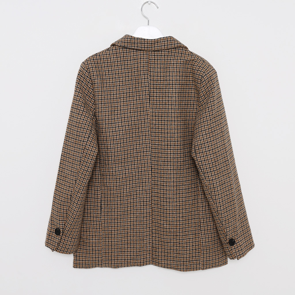 ハウンドトゥースチェックジャケット | ファッション通販サイト NUGU