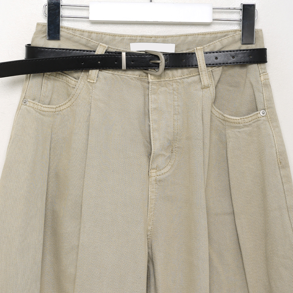 ピンタックベルトパンツ | ファッション通販サイト NUGU