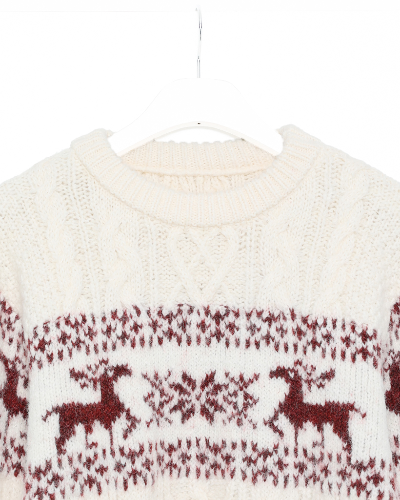 ノルディックディアケーブルニット | ファッション通販サイト NUGU