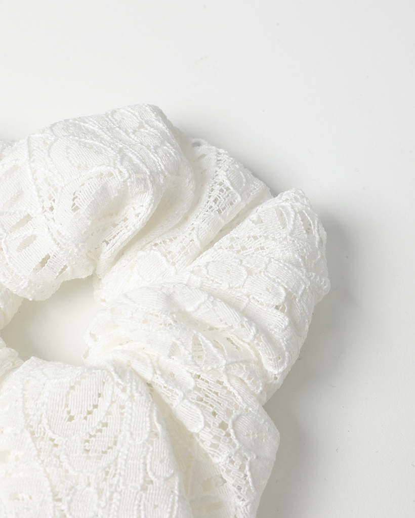 ピアリマーマのレースカバー フラワーレーススクランチ | ファッション通販サイト NUGU