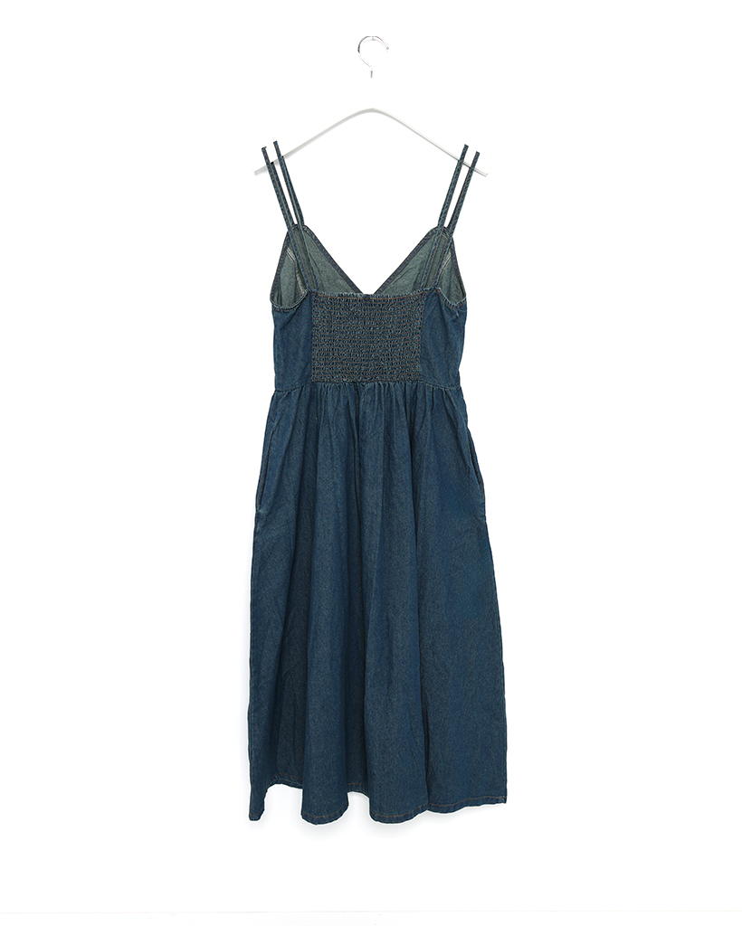 スモークデニムロングワンピース | ファッション通販サイト NUGU