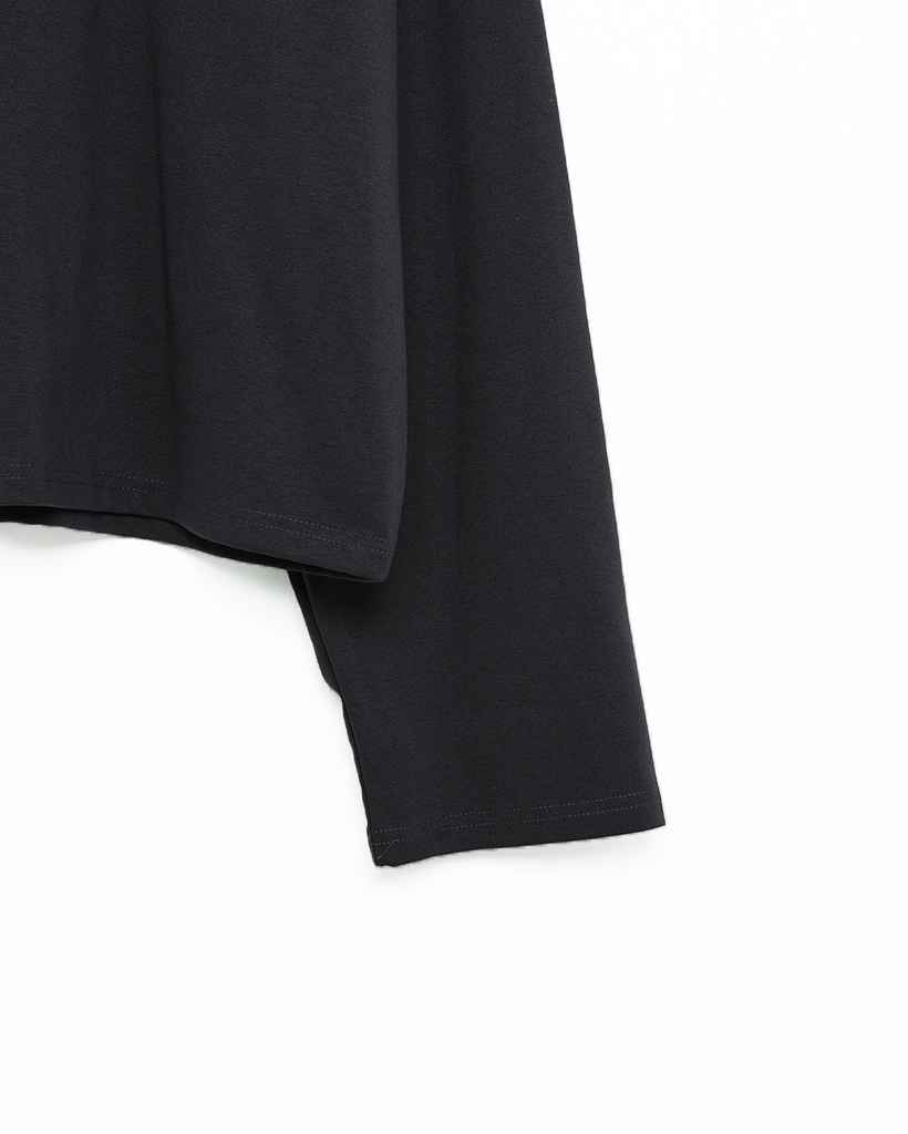クロップドベーシックロングスリーブTシャツ | ファッション通販