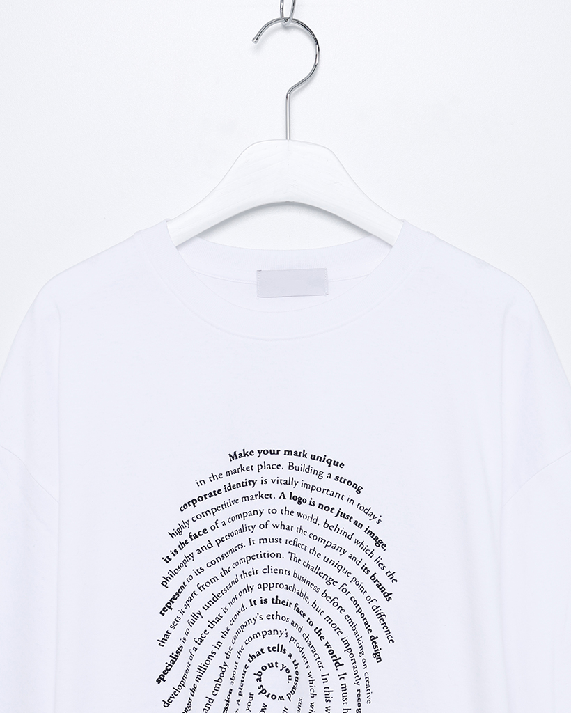 ラッフルプリントＴｅｅ TAAKK - 【ラスト1点】RUFFLE PRINT JERSEY / ラッフルプリント