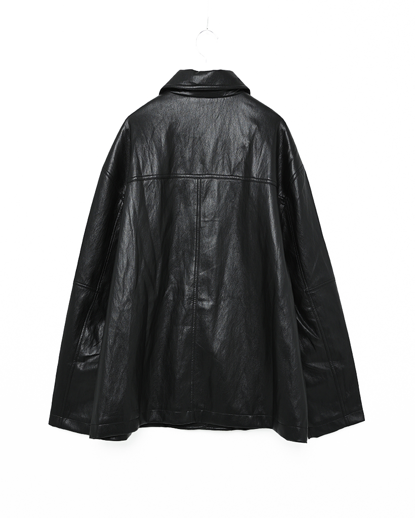 オーバーサイズレザージャケット | ファッション通販サイト NUGU