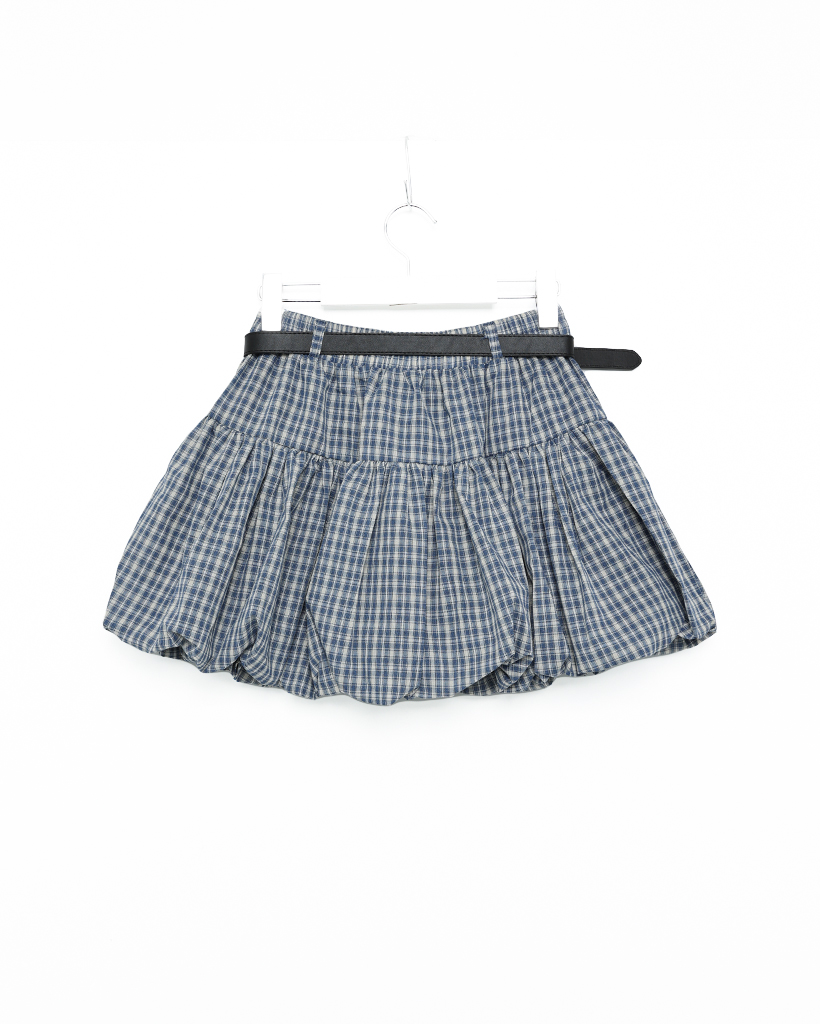 VTG! 激レア初期NU/KE 拘束黒ビスチェ ベルト　ミニスカート　ユリウス ベルトセットチェックバルーンミニスカート | ファッション通販