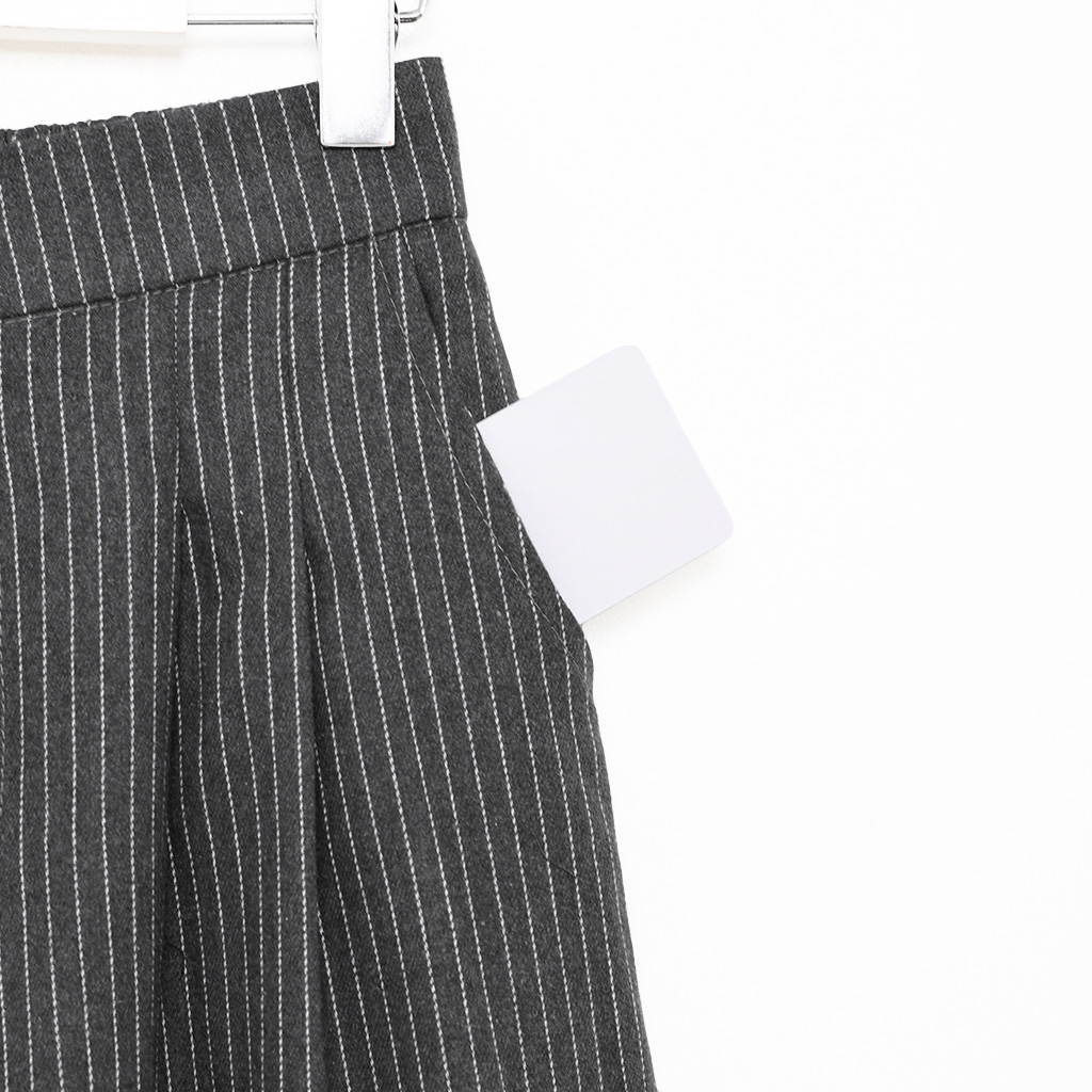 pelleq 2018 aw ストライプスラックス pelleq 2018 aw ストライプスラックス ストライプワイド