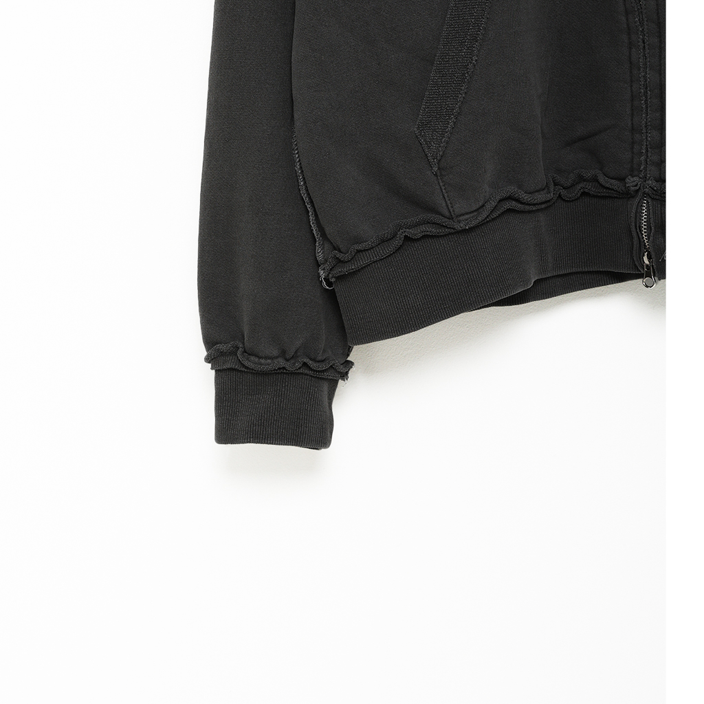 ネイバーフッド　ピグメントパーカー NEW GENTLEMAN パーカー ブラックアウト ピグメント加工