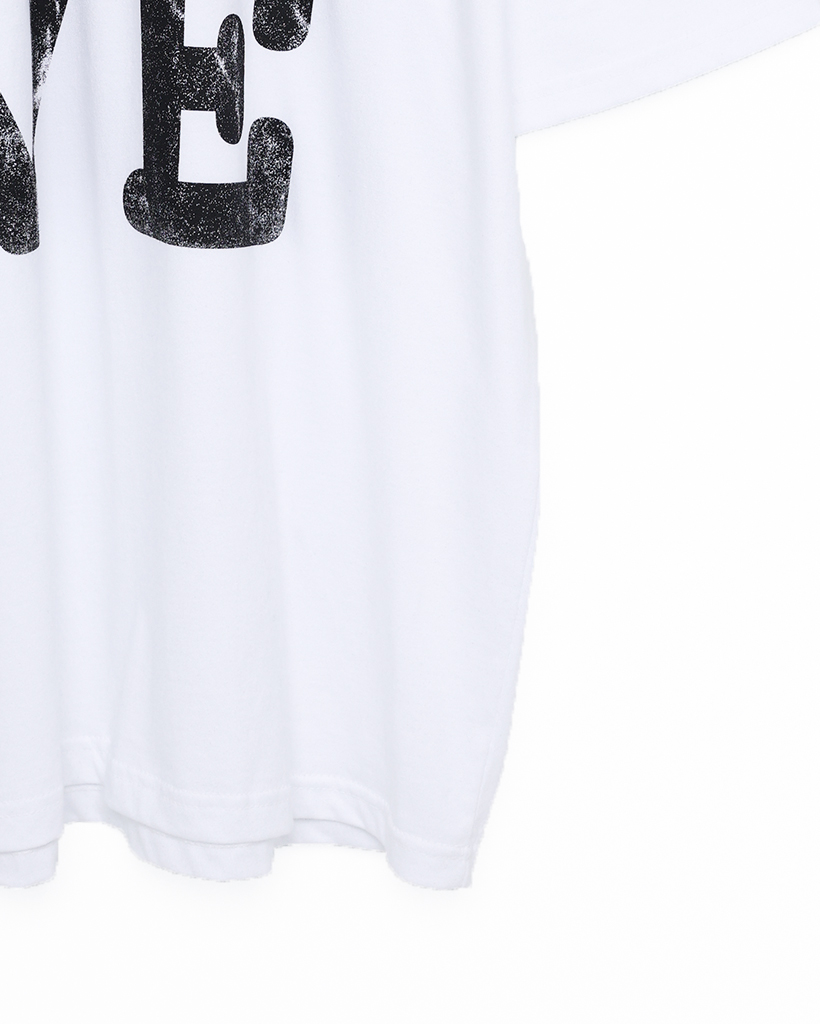 ユニセックス)オーバーフィットLOVE半袖Tシャツ | ファッション