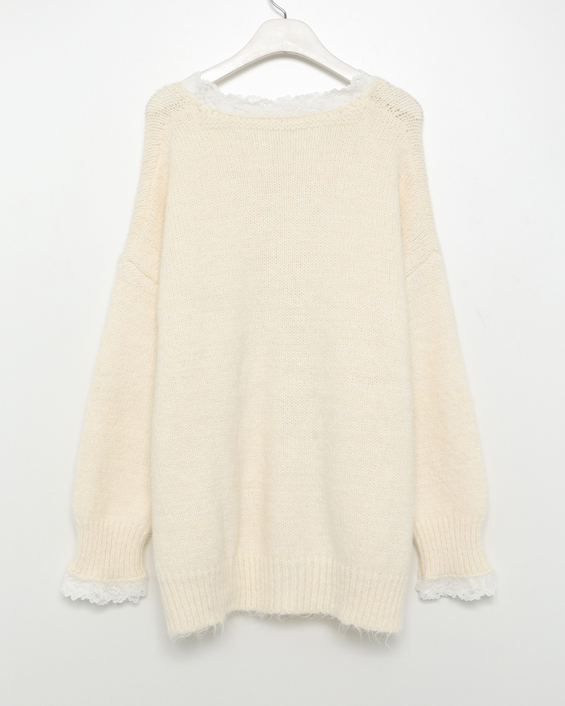 CHIC and THINGS レイジーVネックポイントニット S CHIC and THINGS レイジーVネックポイントニット S - メルカリ