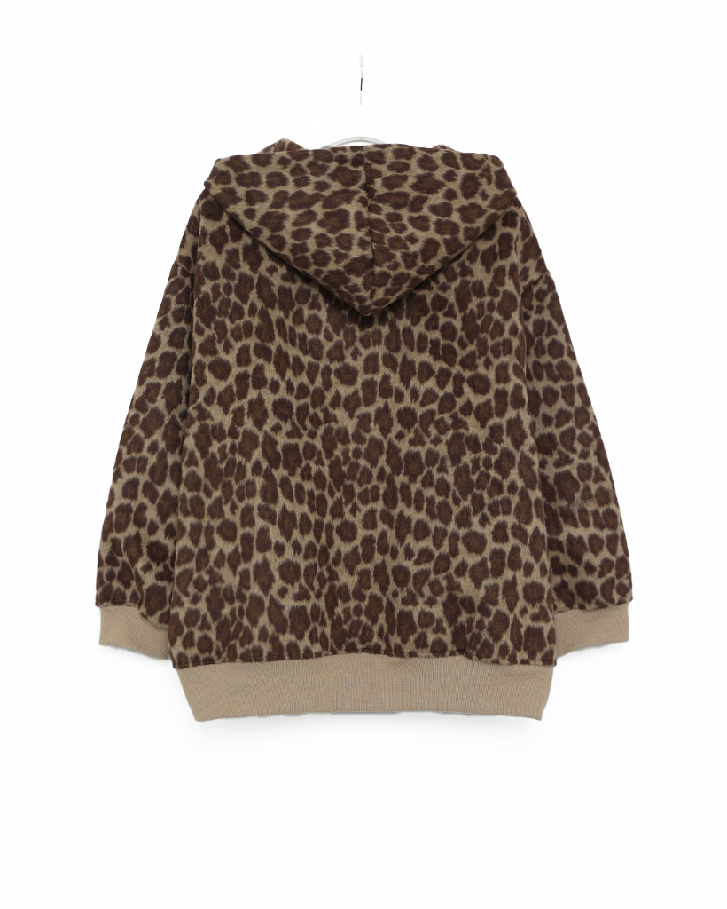 roarguns ロアーガンズ ジップフーディ パーカー レオパード roarguns