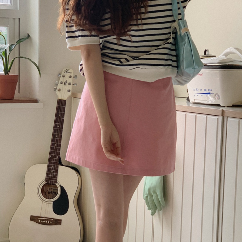 カラーミニスカート