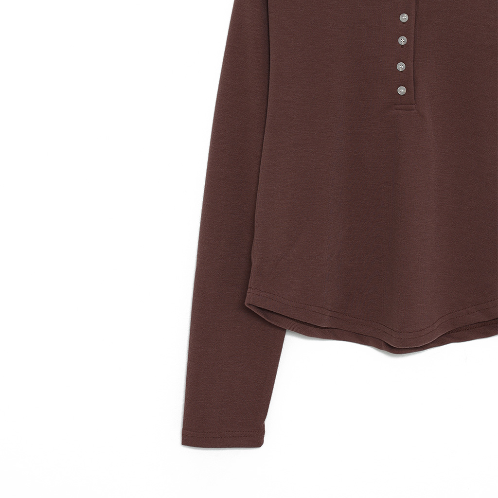 シンプルヘンリーネックTシャツ | ファッション通販サイト NUGU