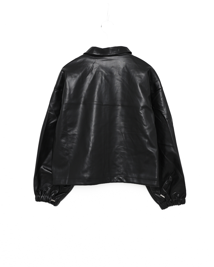 ドローストリングレザージャケット | ファッション通販サイト NUGU