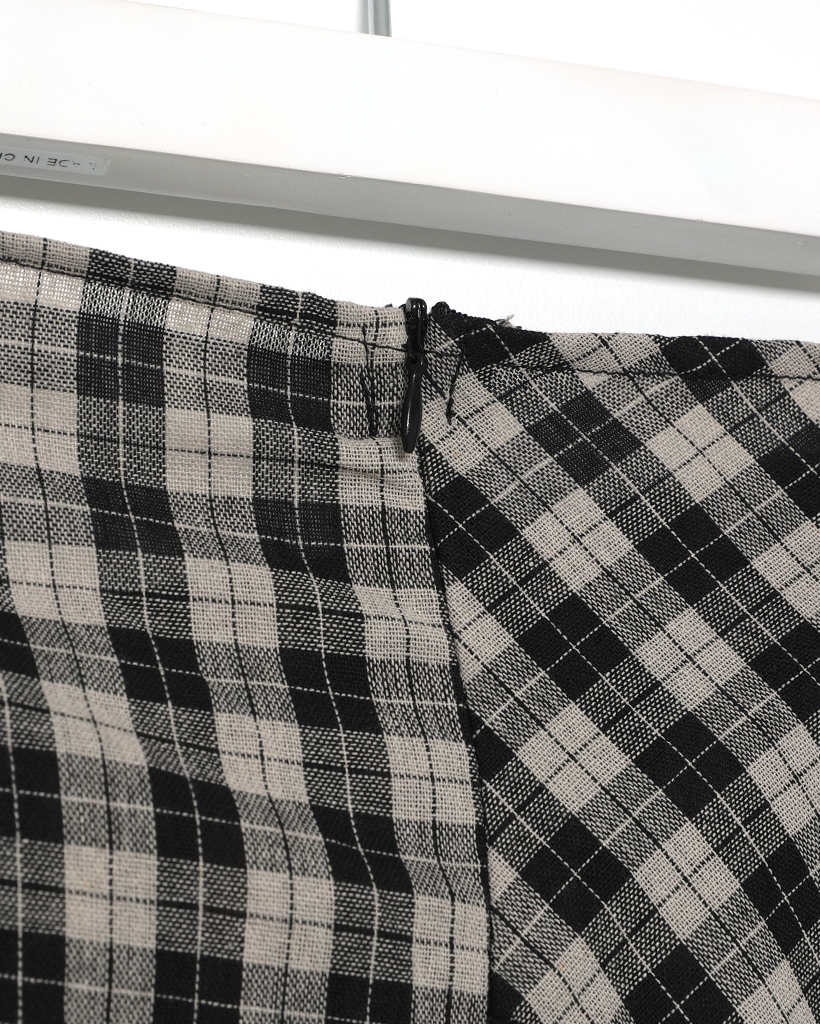 チェックラップロングスカート | ファッション通販サイト NUGU