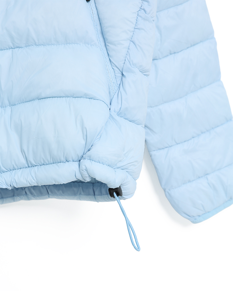 マウンテントステッチスフードフェイクダウン | ファッション通販