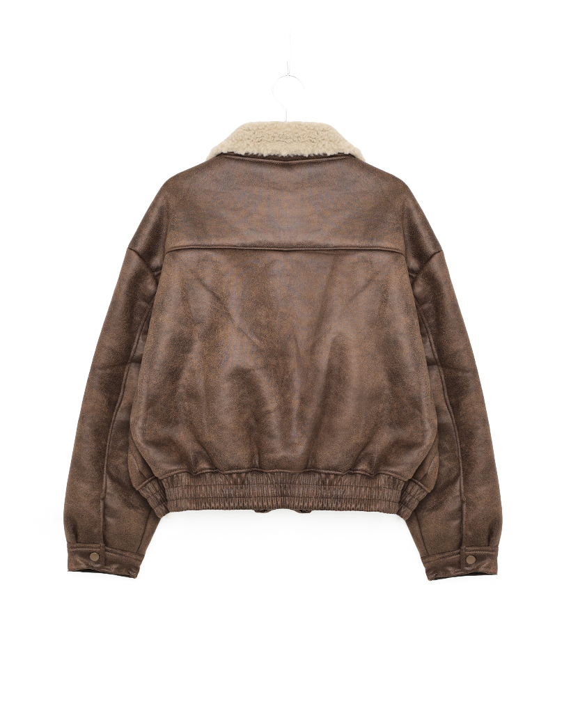 スエードファームートンジャケット | ファッション通販サイト NUGU