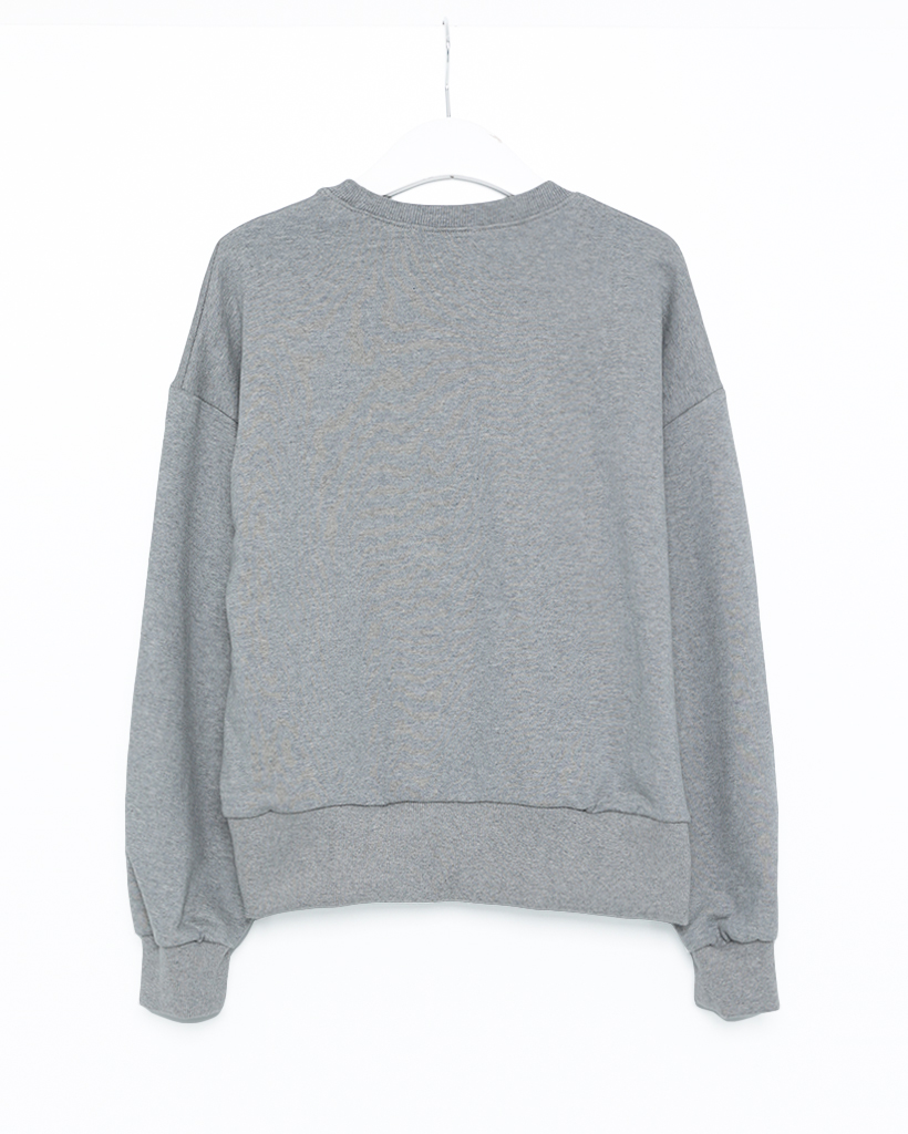 エンブロイダリークロップドスウェットシャツ | ファッション通販