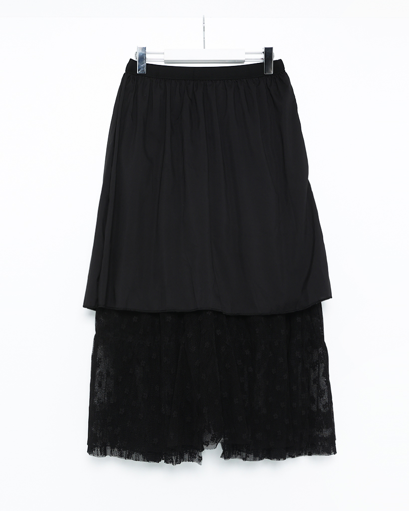 フリルレースロングスカート | ファッション通販サイト NUGU