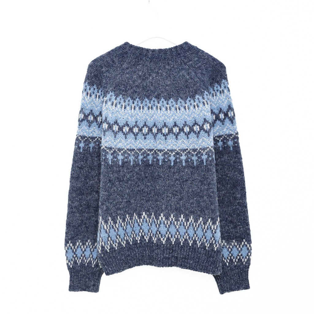 the reracs モヘヤウールシルクノルディックニット BEST 50]ノルディックラウンドニット | ファッション通販サイト NUGU