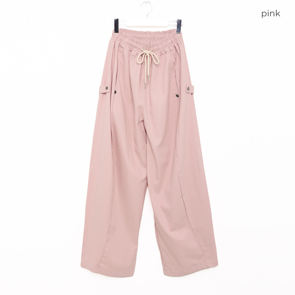 スナップバンディングワイドパンツ | ファッション通販サイト NUGU