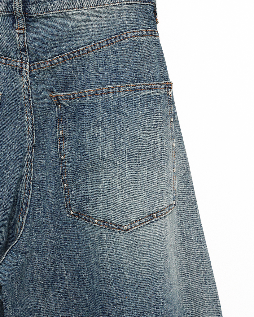 スタッズラインデニムパンツ | ファッション通販サイト NUGU