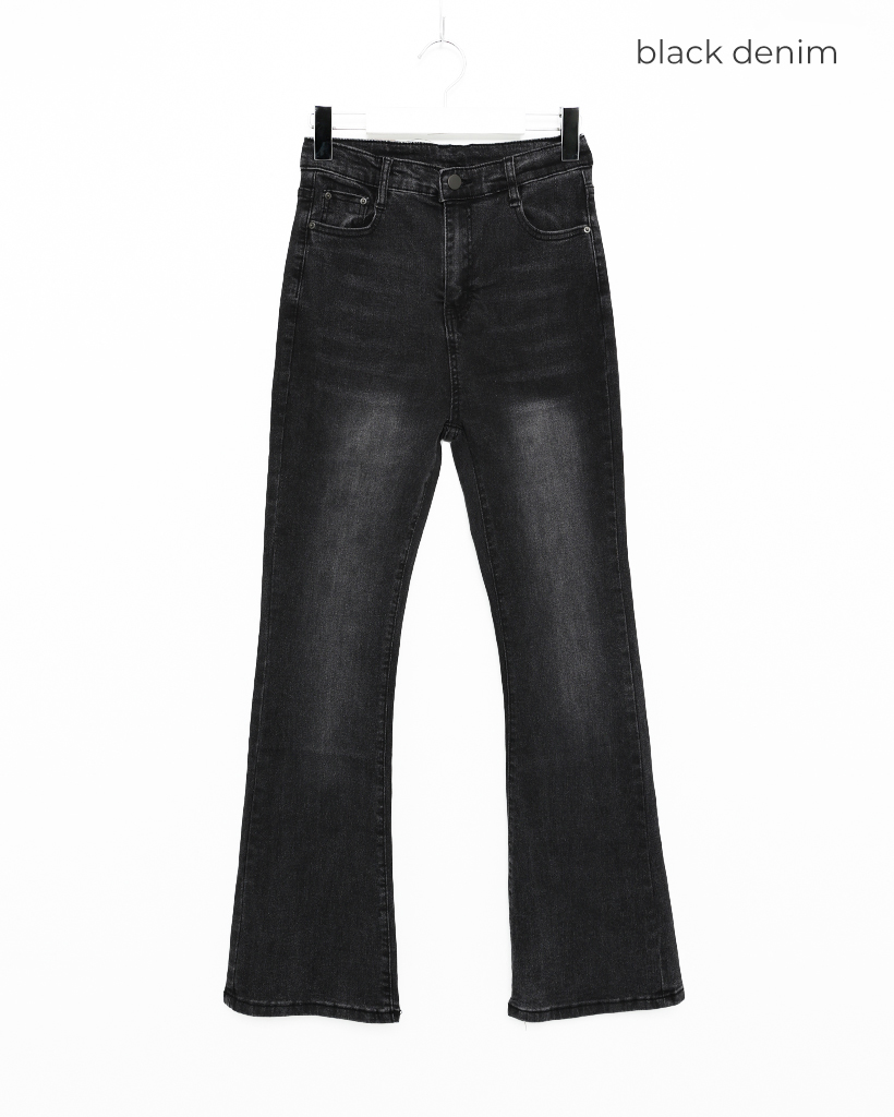 5351 HOMMES ブラック ブーツカットデニム　アーカイブ Y2K 5351 HOMMES ブラック ブーツカットデニム アーカイブ Y2K 5351