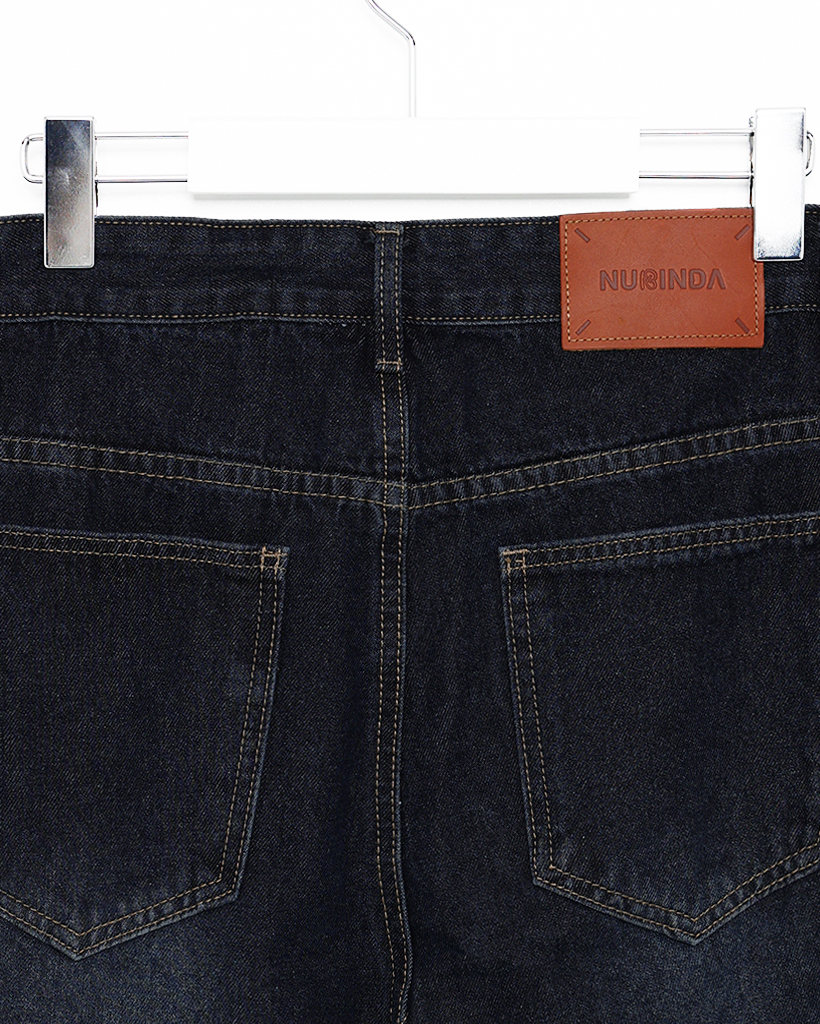 切り替えウォッシュワイドデニムパンツ | ファッション通販サイト NUGU