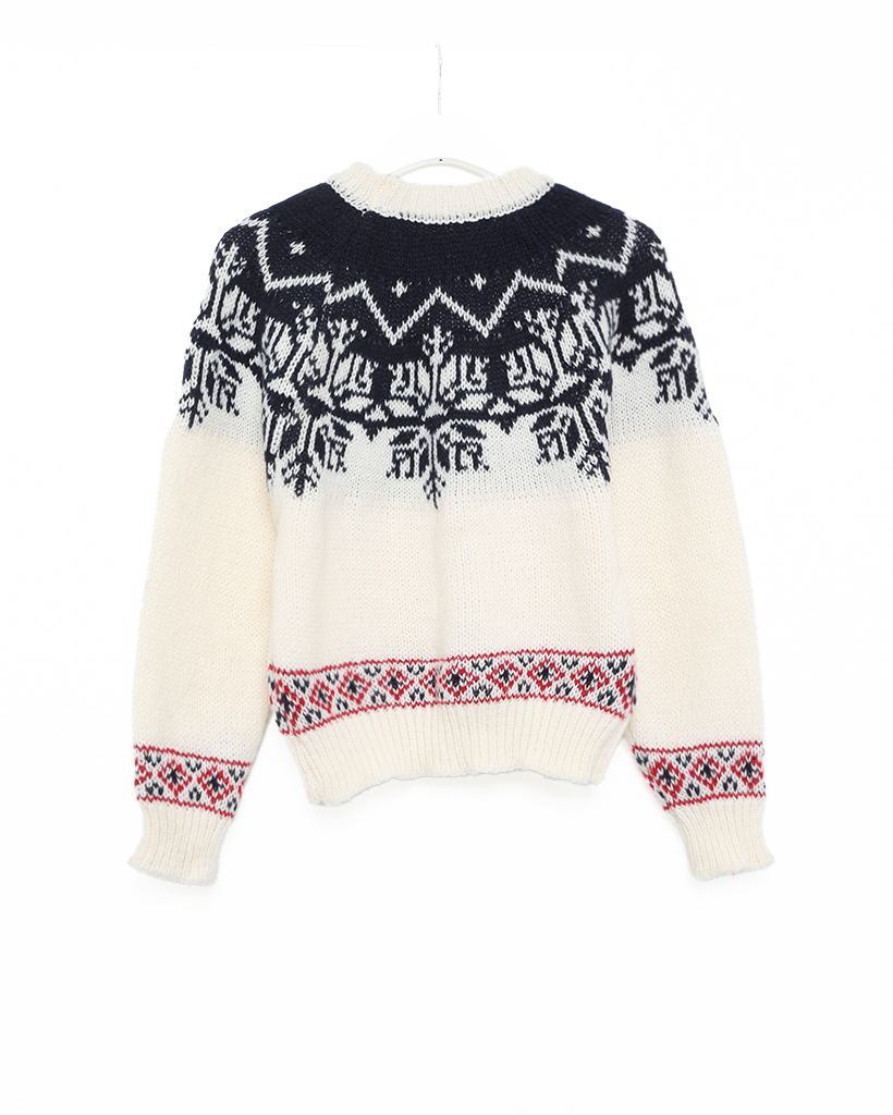 【美品】ジェーンスミス ノルディックニット 定価4.1万 グレー 38 美品⭐︎JANE SMITH ジェーンスミス ノルディックニット38 【公式通販】