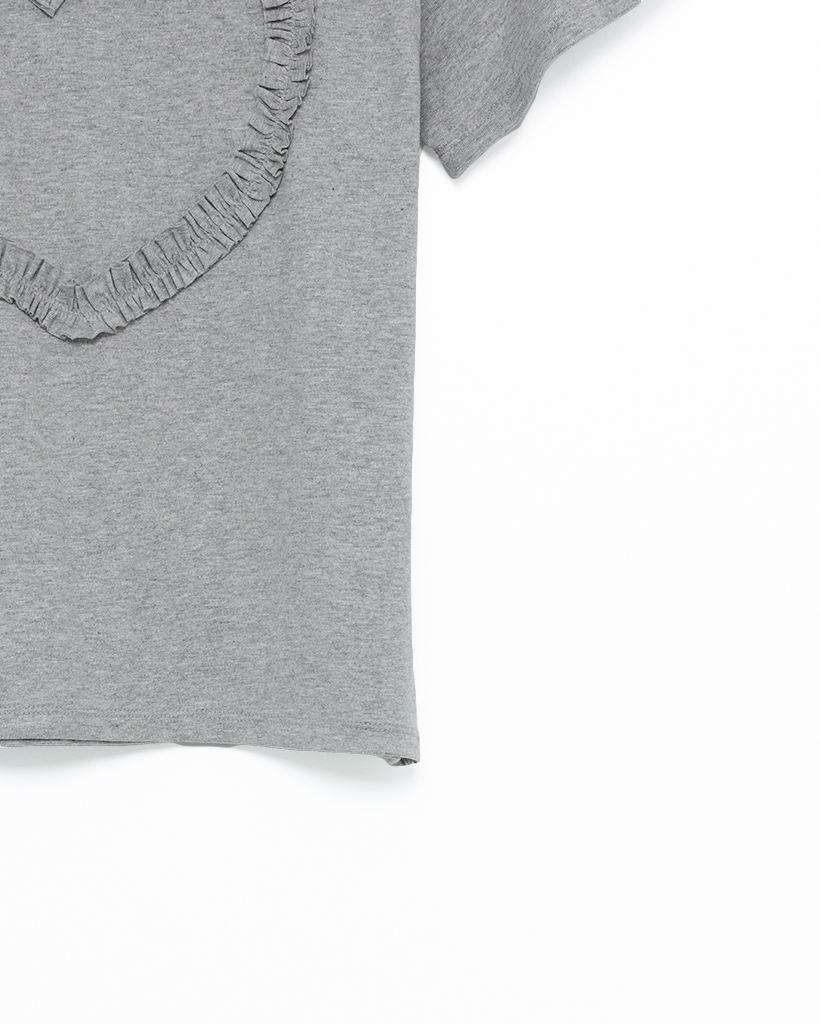ハートフリルTシャツ | ファッション通販サイト NUGU