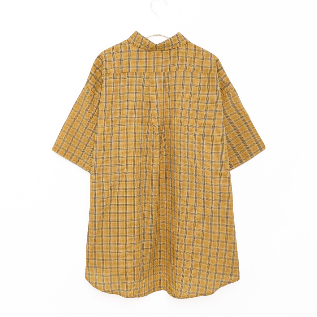 アトリエgg チェックシャツ　1ハーフ カラーチェックハーフシャツ | ファッション通販サイト NUGU