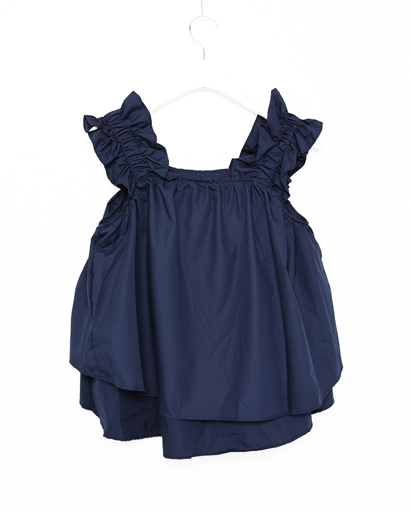 新品未使用⭐︎LAPEAU DEGEMボリュームスリーブシャーリングブラウス LA PEAU DE GEM（ラポドゥジェム）の「【LA PEAU DE GEM