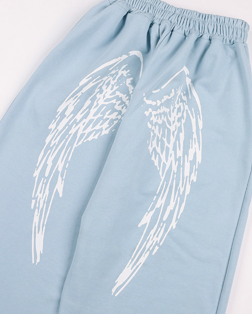 ★NASTY FANCY CLUB★ Angel Vintage Sweatpants BLACK F25QD819 ANGEL VINTAGE SWEATPANTS (BLACK) F25QD819 - FANCY CLUB | 60