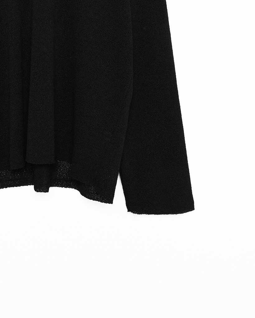 ま様　Fluffy V-neck Knit ブラック FRED PERRY別注 Fluffy V-neck Knit Cardigan