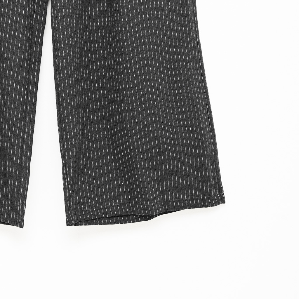pelleq 2018 aw ストライプスラックス ストライプワイドスラックス | ファッション通販サイト NUGU