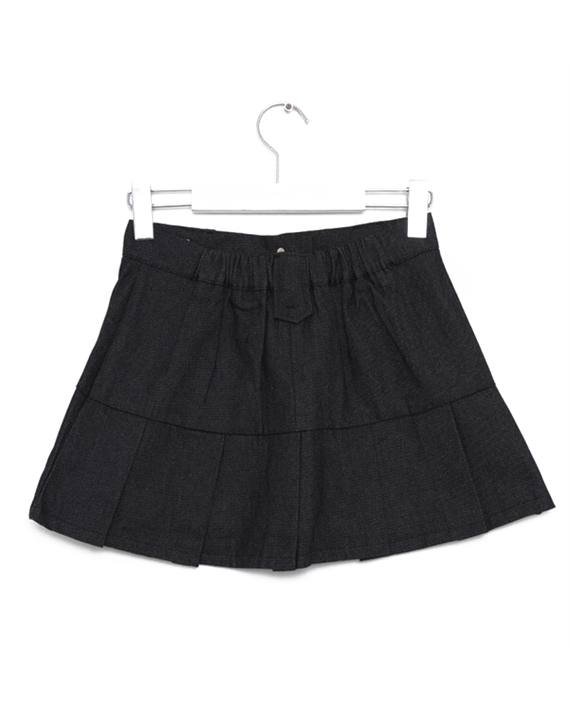 ビッグプリーツデニムミニスカート | ファッション通販サイト NUGU